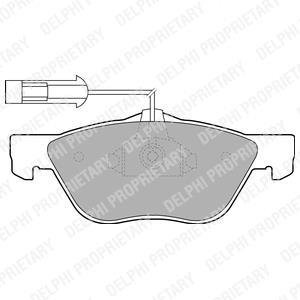 Тормозные колодки Delphi LP1686