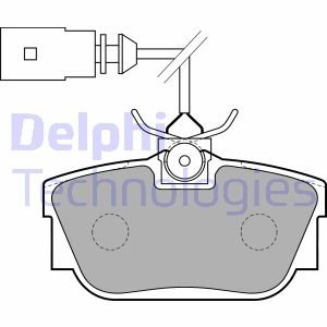 Тормозные колодки Delphi LP1733