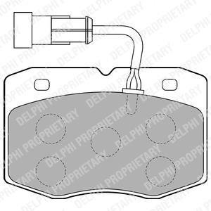 Гальмівні(тормозні) колодки Delphi LP1776