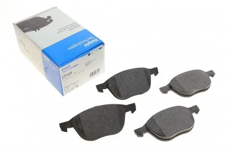 Фото гальмівні колодки передн.C-Max,Focus II,III,Kuga I,II Mazda 3,5,Volvo 03- Delphi LP1869 Гальмівні колодки передн.C-Max,Focus II,III,Kuga I,II Mazda 3,5,Volvo 03- Delphi LP1869