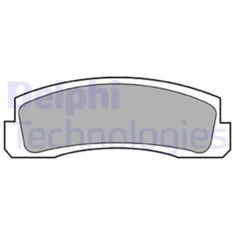 Гальмівні колодки перед. VAZ 2121 Niva Delphi LP189