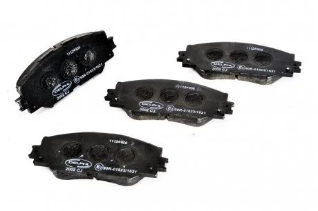 Фото гальмівні колодки, дискові Delphi LP2002 Гальмівні колодки, дискові Delphi LP2002