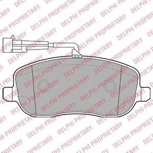Гальмівні колодки передн.Croma 05- Delphi LP2024