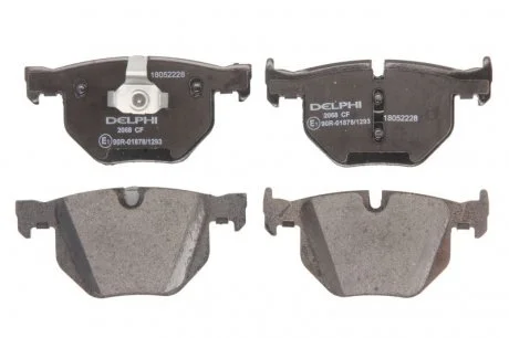 Тормозные колодки, дисковые Delphi LP2068