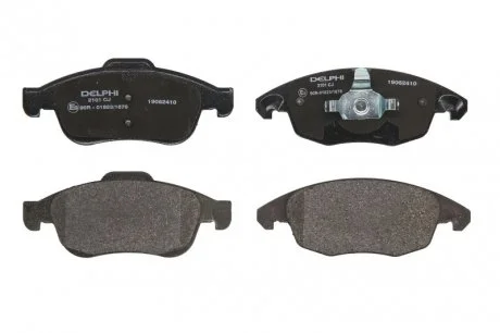 Фото колодки гальмів.передн.Berlingo 08-,C4 II,C4 PicassoPeugeot Partner 08- Delphi LP2101 Колодки гальмів.передн.Berlingo 08-,C4 II,C4 PicassoPeugeot Partner 08- Delphi LP2101