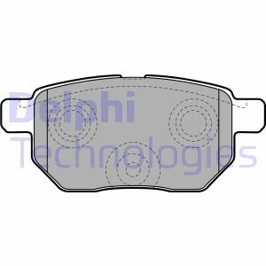 Гальмівні колодки задн. Auris 07-,Yaris 05- Delphi LP2105