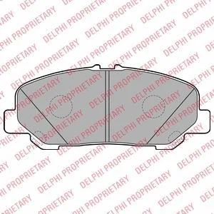 Комплект тормозных колодок, дисковый механизм Delphi LP2119