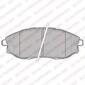 Тормозные колодки, дисковые Delphi LP2183