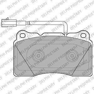 Тормозные колодки, дисковые Delphi LP2221