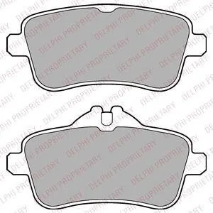 Фото 1 - колодки гальмівні, дискові Delphi LP2443 Колодки гальмівні, дискові Delphi LP2443 (фото 1)