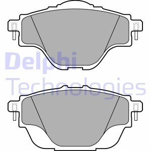 Тормозные колодки, дисковые Delphi LP2509