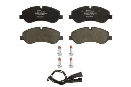 Фото гальмів.колодки передн.Transit 2.2TDCi 12- Delphi LP2661 Гальмів.колодки передн.Transit 2.2TDCi 12- Delphi LP2661