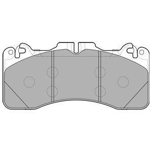 Дисковые тормозные колодки, комплект Delphi LP2760