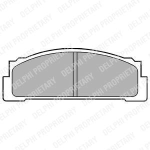 Тормозные колодки, дисковый тормоз (набор) Delphi LP30