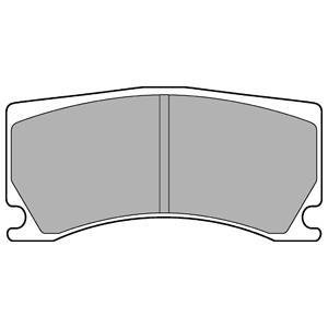 Дискові гальмівні колодки, комплект Delphi LP3174