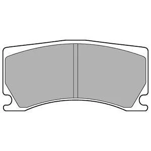 Дисковые тормозные колодки, комплект Delphi LP3174