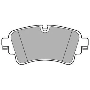 Тормозные колодки, дисковые Delphi LP3240