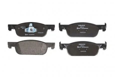 Колодки гальм. передні Logan, Sandero 12- Delphi LP3286