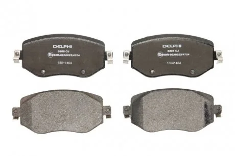 Тормозные колодки, дисковые Delphi LP3306