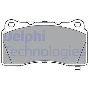 Гальмівні колодки передн.Tesla S 12-,Cadillac,Ford (з ма Brembo) Delphi LP3362