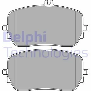 Колодки гальм передн. V167 Delphi LP3603