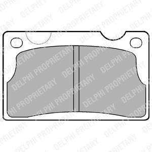 Тормозные колодки Delphi LP39