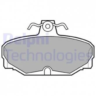 Гальмівні колодки задн.Granada,Sierra,Scorpio Delphi LP507