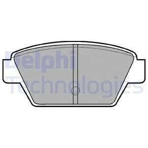 Гальмівні колодки задн.Colt,Galant III,IV,Lancer IV 84- Delphi LP533