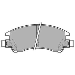 Гальмівні колодки, дискове гальмо (набір) Delphi LP547