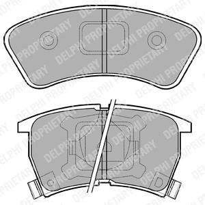 Тормозные колодки Delphi LP552