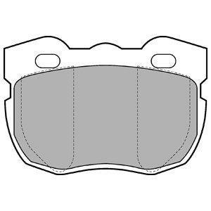 Тормозные колодки Delphi LP599