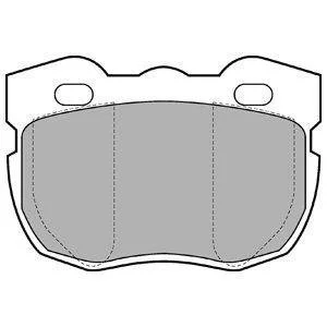 Тормозные колодки Delphi LP599