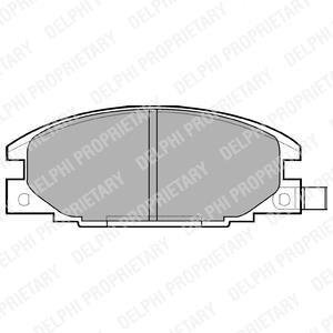 Тормозные колодки Delphi LP629