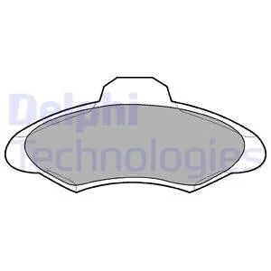 Колодки гальмів.передн.Escort 90- Delphi LP673
