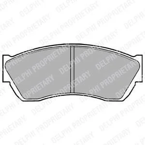 Тормозные колодки Delphi LP676