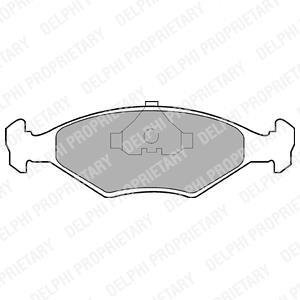 Тормозные колодки Delphi LP677