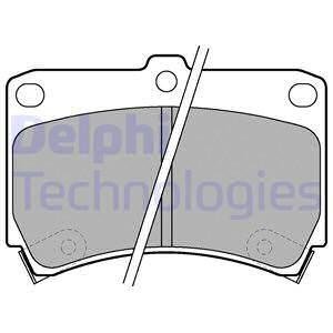 Тормозные колодки Delphi LP743