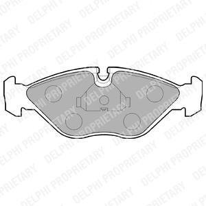 Тормозные колодки Delphi LP786