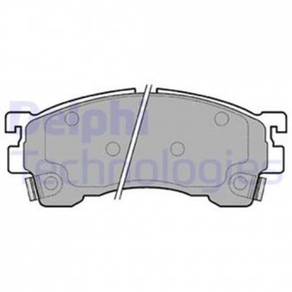 Гальмів.колодки передн.323,626,Xedos 6 Delphi LP801