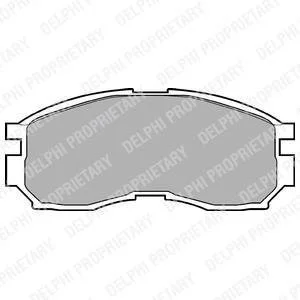 Тормозные колодки Delphi LP803