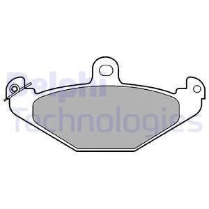 Колодки гальмівні задні R21, Laguna,Safrane Delphi LP821