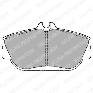 Гальмівні колодки дискові Taurus 96- Delphi LP887