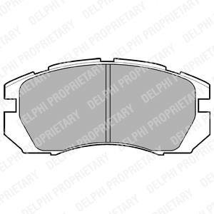 Тормозные колодки Delphi LP930