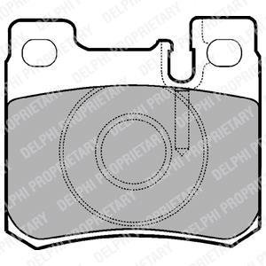 Тормозные колодки Delphi LP947