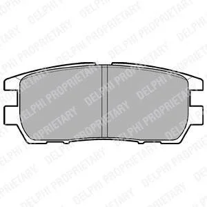 Гальмівні колодки задн.Pajero 2.5TDI,2.8TDI 3.0I V6 91-,L400 95- Delphi LP954