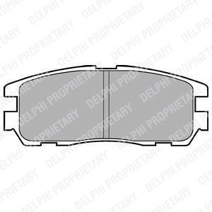 Тормозные колодки Delphi LP965