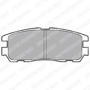 Фото тормозные колодки Delphi LP965 Тормозные колодки Delphi LP965