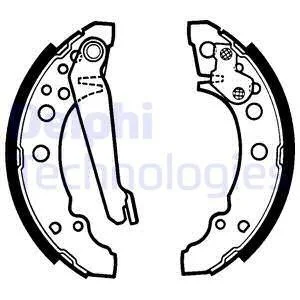 Щоки гальмівні задн.Golf,Passat,Polo,Audi,Seat Delphi LS1276