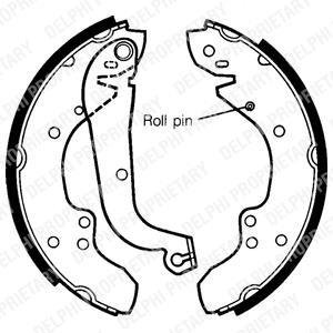 Барабанные(тормозные) колодки Delphi LS1295