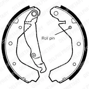 Щоки гальмівні Kadett E,Corsa A Delphi LS1307